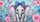 Baby Elephant With Blue Bow In Aqua Floral Garden For Cute Road Trip Decor Girls Car Sunshade - 6