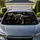 Monochrome Dinosaur Skeleton Tech Schematics For Science Lovers Fossil Fan Nerd Gift Car Sunshade - 1