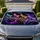 Dragonfly Faith Hope Love Believe Purple Night Sky Spiritual Interior Decor For Women Car Sunshade - 1