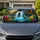 Tropical Waterfall And Blooming Flowers For Summer Road Trips And Nature Lovers Everywhere Car Sunshade - 1