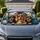 Fun Happy Dachshund Road Trip Dogs With Sunglasses For Family Travel And Dog Lovers Car Sunshade - 1
