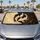 Yin Yang Koi Fish Tai Chi Water Ripples For Zen Travel Style And Asian Decor Fans Car Sunshade - 4