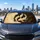 Yin Yang Koi Fish Tai Chi Water Ripples For Zen Travel Style And Asian Decor Fans Car Sunshade - 5