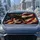 Bald Eagle Over American Flag Patriotic Americana Decor For Veterans And Patriots Car Sunshade - 2