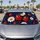 Red Ladybugs And White Daisies On Navy For Summer Road Trips And Garden Lover Gifts Car Sunshade - 4