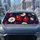 Red Ladybugs And White Daisies On Navy For Summer Road Trips And Garden Lover Gifts Car Sunshade - 2