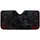 Red Eyed Black Wolf Totem With Nordic Knotwork For Dark Fantasy Gaming And Gothic Fans Car Sunshade - 3