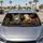 Funny Donkey And Cow At Rustic Fence Barnyard Humor For Farm Animal Lovers Road Trips Car Sunshade - 4