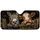 Funny Donkey And Cow At Rustic Fence Barnyard Humor For Farm Animal Lovers Road Trips Car Sunshade - 3