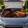 Fire Breathing Black Dragon Fantasy Battlefield Scene For Dark Gothic Adventure Fans Car Sunshade - 1