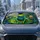Rainbow Lotus Pond Tree Frog Fantasy Twilight Decor For Nature Lovers And Frog Fans Car Sunshade - 2