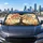 Multicolor Butterfly Tree Of Life Botanical Accent For Summer Road Trips And Nature Lovers Car Sunshade - 5