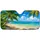 Tropical Beach Coconut Palms And Turquoise Ocean For Summer Road Trip Vibes And Getaways Car Sunshade - 3