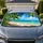 Tropical Beach Coconut Palms And Turquoise Ocean For Summer Road Trip Vibes And Getaways Car Sunshade - 1