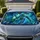 Iridescent Stained Glass Sea Turtle Ocean Glow For Beach Lovers And Coastal Decor Car Sunshade - 1