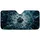 Shattered Glass Stone Impact Dark Teal Icy Cracks For Bold Daily Drive Style Fans Car Sunshade - 3