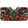 Japanese Oni Mask With Teal Waves And Red Flames For JDM Street Style Decor Fans Car Sunshade - 3