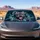 Blue Gray French Bulldog Breaking Icy Glass For Cool Daily Commutes And Dog Lovers Car Sunshade - 2