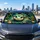 Cute Baby Sea Turtle In Tropical Ocean Decor For Beach Lovers And Coastal Summer Vibes Car Sunshade - 5