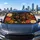 Two Dachshund Floral Garden Portraits For Dog Lovers Road Trip Interior Decor Gift Car Sunshade - 5