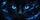 Mystical Black Cat With Electric Blue Eyes Celestial Gothic Style For Cat Lovers Car Sunshade - 6