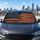 Distressed American Flag Rustic Wood Americana For Patriotic Road Trips And Veterans Car Sunshade - 5