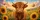 Highland Calf With Sunflowers Pastel Country Meadow Summer Farmhouse Decor Gift Idea Car Sunshade - 6