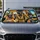 German Shepherd Dogs In Sunglasses On Road Trip Adventure For Dog Lovers And Travelers Car Sunshade - 4