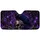 Gothic Raven On Cracked Skull With Purple Candles For Dark Fantasy Decor Lovers Aesthetic Car Sunshade - 3