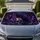 Gothic Raven On Cracked Skull With Purple Candles For Dark Fantasy Decor Lovers Aesthetic Car Sunshade - 1