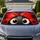 Cute Ladybug Face With Red Beetle Wings For Summer Road Trips For Kids And Nature Lovers Car Sunshade - 1