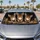 Three Curious Donkeys Over Rustic Fence For Farmhouse Humor, Road Trip Fun And Animal Fans Car Sunshade - 2