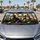 Safari Chimpanzees With Giraffes In Desert Cabin For Funny Road Trip Travel Lovers Car Sunshade - 4