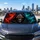 Hooded Grim Reaper Skull With Flaming Eyes For Dark Fantasy Daily Commuter Style Car Sunshade - 5