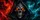 Hooded Grim Reaper Skull With Flaming Eyes For Dark Fantasy Daily Commuter Style Car Sunshade - 6
