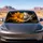 Celestial Sun And Moon Faces With Stars For Mystical Road Trips And Cosmic Decor Car Sunshade - 5