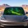 Enchanted Firefly Forest Stream With Neon Glow Fantasy Decor For Night Drive Nature Lovers Car Sunshade - 5