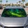 Enchanted Firefly Forest Stream With Neon Glow Fantasy Decor For Night Drive Nature Lovers Car Sunshade - 4