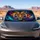 Cosmic Bengal Tiger Neon Galaxy Fantasy Decor For Wildlife Lovers And Road Trips Car Sunshade - 5