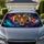 Cosmic Bengal Tiger Neon Galaxy Fantasy Decor For Wildlife Lovers And Road Trips Car Sunshade - 1