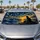 Starry Twilight Black Cat Ocean Scene For Coastal Road Trips And Everyday Cat Lovers Car Sunshade - 4