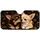 Realistic Chihuahua Couple Nose To Nose On Black For Pet Lover Gift Dog Moms And Dads Car Sunshade - 3