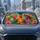 Funky Chickens In Tropical Jungle Flowers For Whimsical Summer Road Trips For Families Car Sunshade - 2