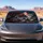 Gothic Fantasy Valley With Crimson Trees And Ivory Moon For Dark Aesthetic Travel Car Sunshade - 2