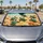Baby Sea Turtles On Tropical Beach For Summer Coastal Road Trips And Ocean Lovers Car Sunshade - 2