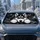 Realistic Blue Eyed Husky Puppy Peeking For Arctic Pet Lover Travel Style Decor Gift Car Sunshade - 4