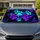 Neon Pet Paw Marks With Paint Splatter For Dog Mom Road Trips And Animal Lovers Gift Car Sunshade - 1
