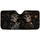 Gothic Skull Gentlemen In Shadowy Vintage Auto Cabin For Halloween Noir Decor Lovers Car Sunshade - 3
