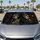 Gothic Skull Gentlemen In Shadowy Vintage Auto Cabin For Halloween Noir Decor Lovers Car Sunshade - 2