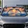 Leaping Blue Dolphins At Tropical Sunset For Beach Trips And Coastal Road Adventures Car Sunshade - 4
